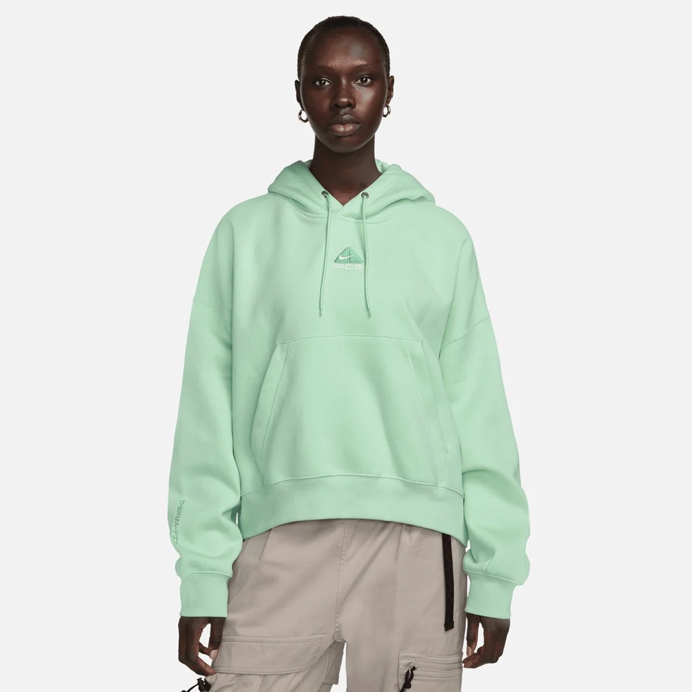 Womens Nike ACG Therma-Fit Fleece Hoodie Mint Foam